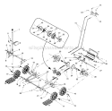Page F Diagram and Parts List for 31AE753F401 1999 Yard Man Snow Blower